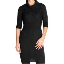 38%OFF レディースカジュアルドレス エクスオフィシャオCafenistaセータードレス - 七分袖（女性用） ExOfficio Cafenista Sweater Dress - 3/4 Sleeve (For Women)画像